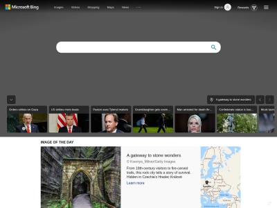 Скриншот сайта bing.com